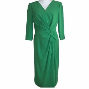 Escada Sheath Dress 3/4 Sleeve